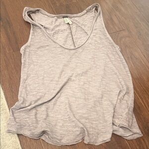 Free People Light Gray Tank Top